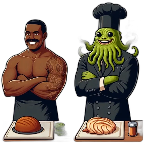 food, pixel art, concept art, comic book art transparent PNG cut-out