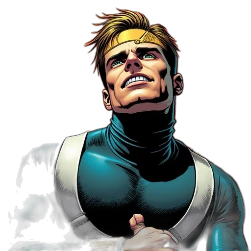 comic book art, concept art, guy, gardner transparent PNG cut-out