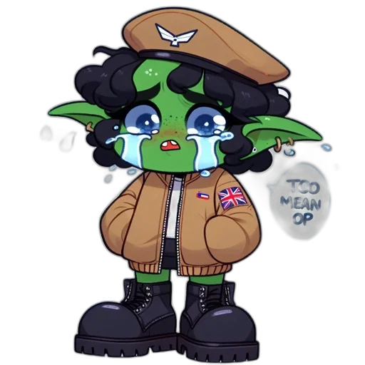 jacket, staff, creature, concept art transparent PNG cut-out