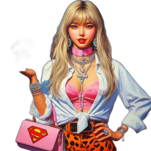 jewelry, comic book art, fantasy art, concept art transparent PNG cut-out