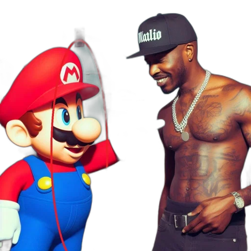 mario, nintendo, famous, plumber transparent PNG cut-out
