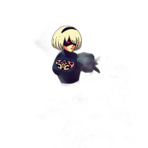 robot, staff, weapon, creature transparent PNG cut-out