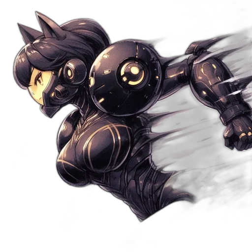 robot, weapon, concept art, fantasy art transparent PNG cut-out
