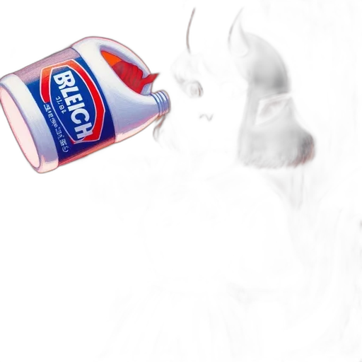 bottle, mask, dress, face transparent PNG cut-out