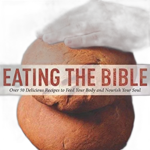 food, eating, bible, over transparent PNG cut-out