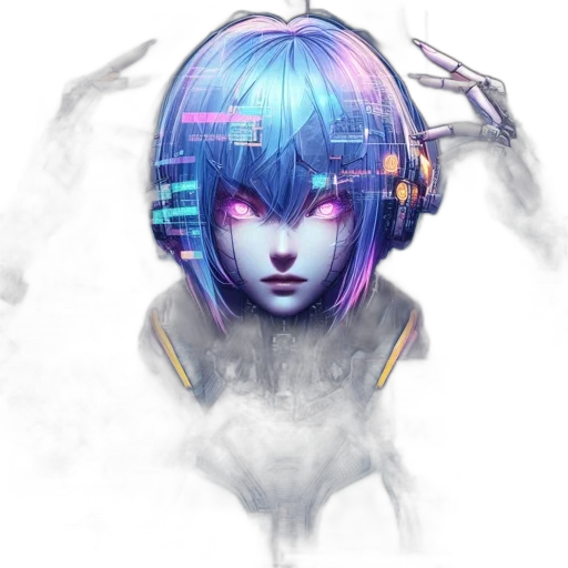 robot, face, mask, staff transparent PNG cut-out