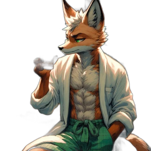 staff, jacket, animal, concept art transparent PNG cut-out