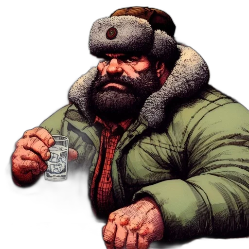 jacket, hat, animal, concept art transparent PNG cut-out