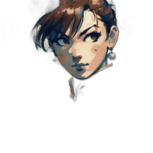 face, crown, mask, staff transparent PNG cut-out