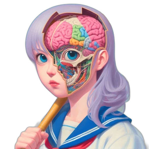 robot, face, mask, crown transparent PNG cut-out