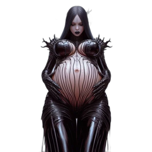 creature, dress, mask, robot transparent PNG cut-out