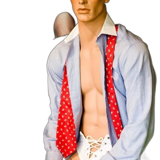 jacket, staff, face, robot transparent PNG cut-out
