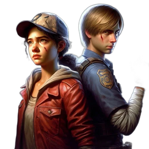 jacket, concept art, comic book art, cyberpunk transparent PNG cut-out