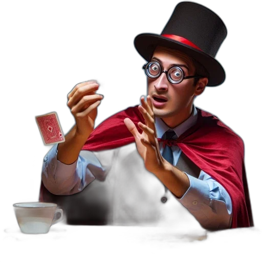 food, hat, staff, robot transparent PNG cut-out