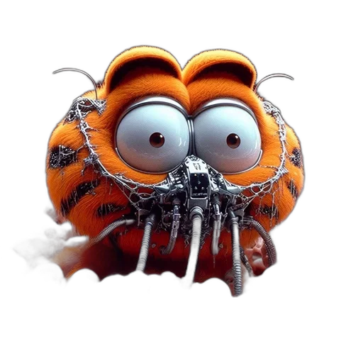 creature, robot, animal, 3d render transparent PNG cut-out