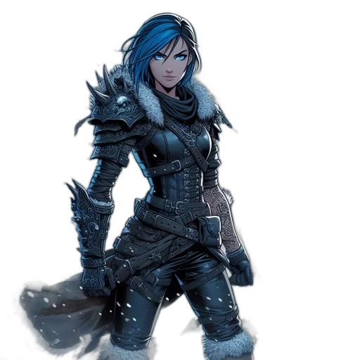 concept art, fantasy art, comic book art, pixel art transparent PNG cut-out