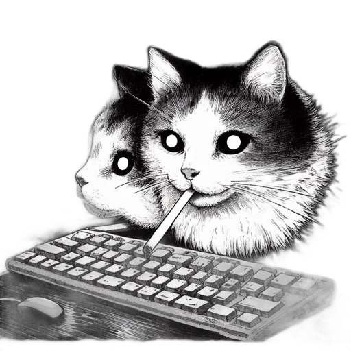 animal, pixel art, photorealistic, pencil sketch transparent PNG cut-out