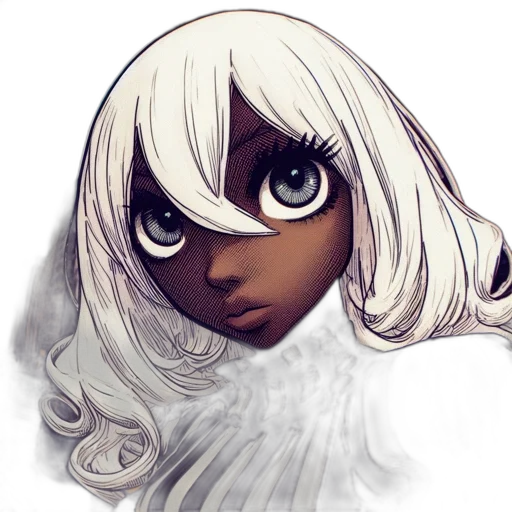 mask, face, hair, creature transparent PNG cut-out