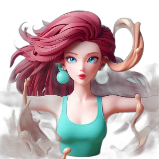 fantasy art, 3d render, concept art, photorealistic transparent PNG cut-out