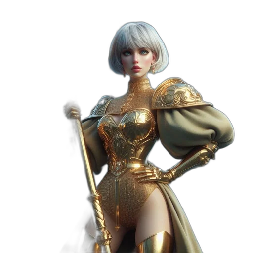 sword, staff, robot, concept art transparent PNG cut-out