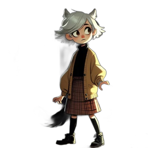 staff, jacket, animal, creature transparent PNG cut-out