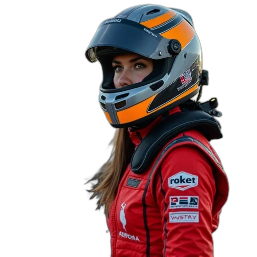 jacket, woman, wearing, racing transparent PNG cut-out