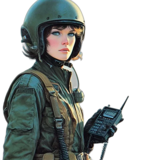 jacket, weapon, staff, face transparent PNG cut-out