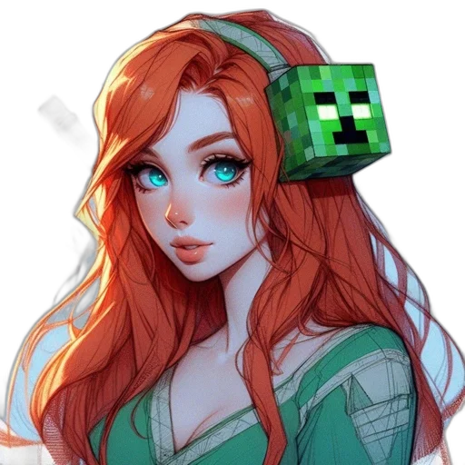 robot, dress, face, crown transparent PNG cut-out
