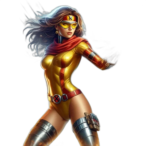 comic book art, concept art, fantasy art, 3d render transparent PNG cut-out