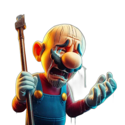 staff, weapon, mask, face transparent PNG cut-out