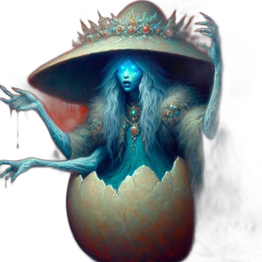 mask, creature, hat, concept art transparent PNG cut-out