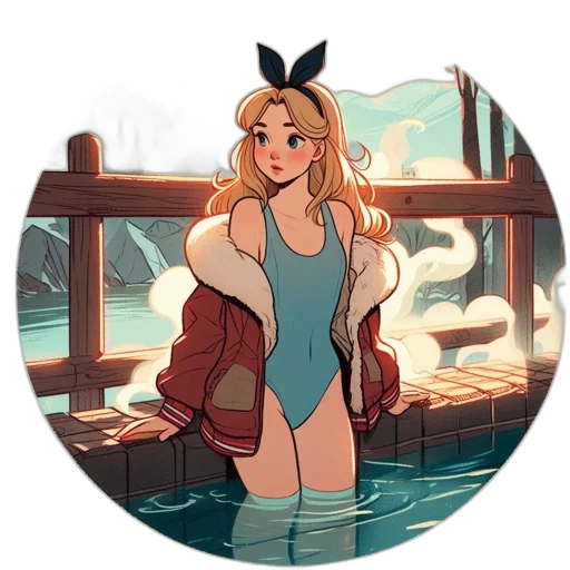 jacket, dress, cartoon, fantasy art transparent PNG cut-out