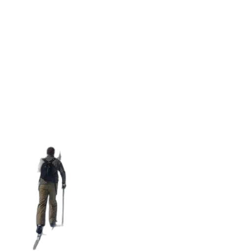 robot, creature, staff, shoes transparent PNG cut-out