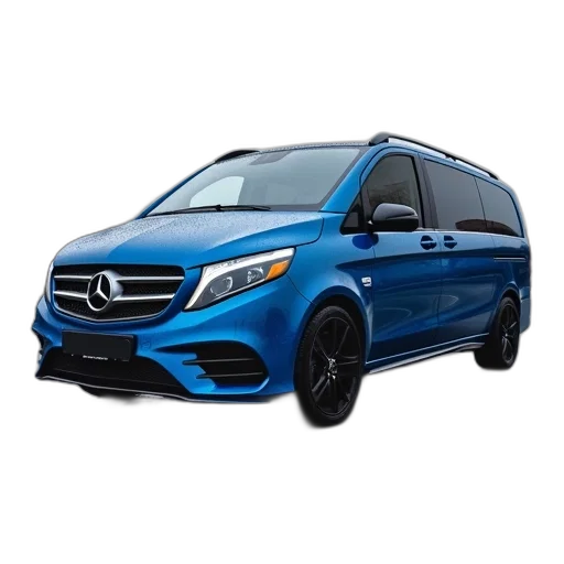 car, 3d render, photorealistic, blue transparent PNG cut-out