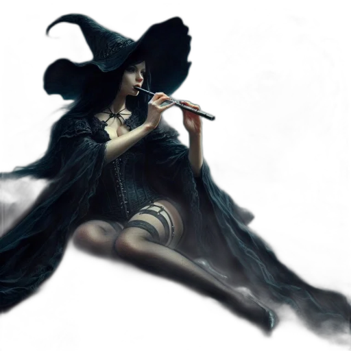 dress, staff, fantasy art, concept art transparent PNG cut-out