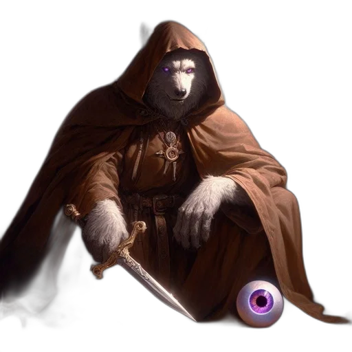 staff, creature, mask, concept art transparent PNG cut-out