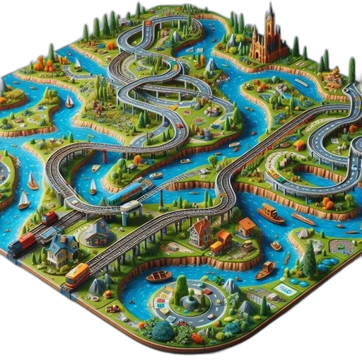 concept art, 3d render, illustration, depicts transparent PNG cut-out