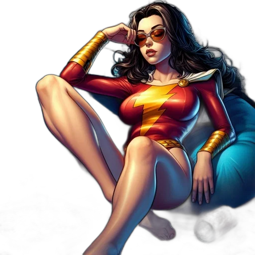 comic book art, concept art, cartoon, fantasy art transparent PNG cut-out