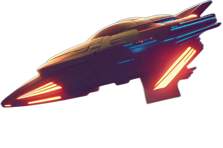 car, weapon, concept art, 3d render transparent PNG cut-out