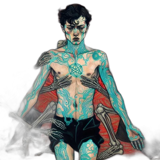 comic book art, cyberpunk, concept art, fantasy art transparent PNG cut-out