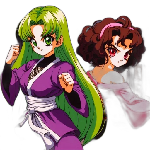 anime, vaporwave, concept art, pixel art transparent PNG cut-out