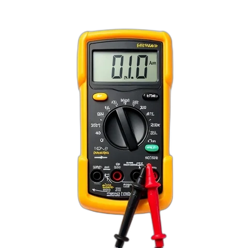 staff, yellow, black, multimeter transparent PNG cut-out