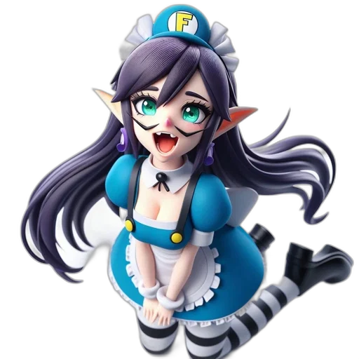 staff, creature, 3d render, concept art transparent PNG cut-out