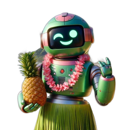 robot, dress, vaporwave, concept art transparent PNG cut-out