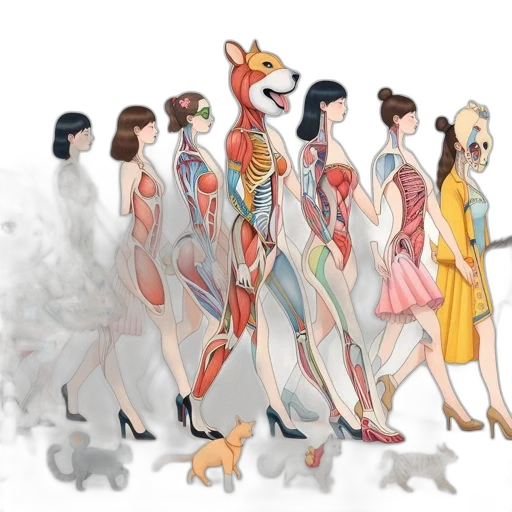dress, concept art, watercolor, fantasy art transparent PNG cut-out