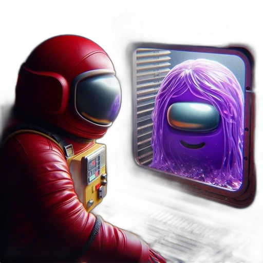 robot, mask, creature, cyberpunk transparent PNG cut-out