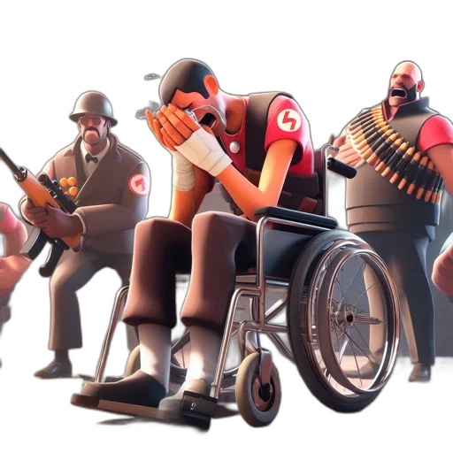 weapon, robot, staff, furniture transparent PNG cut-out