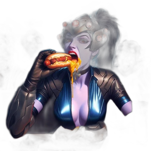 food, jacket, concept art, cyberpunk transparent PNG cut-out
