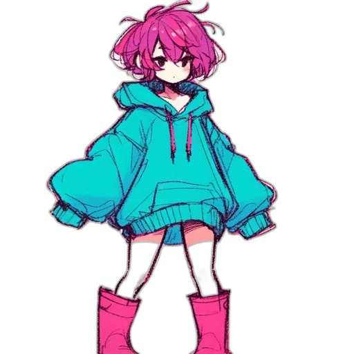 jacket, dress, creature, hat transparent PNG cut-out