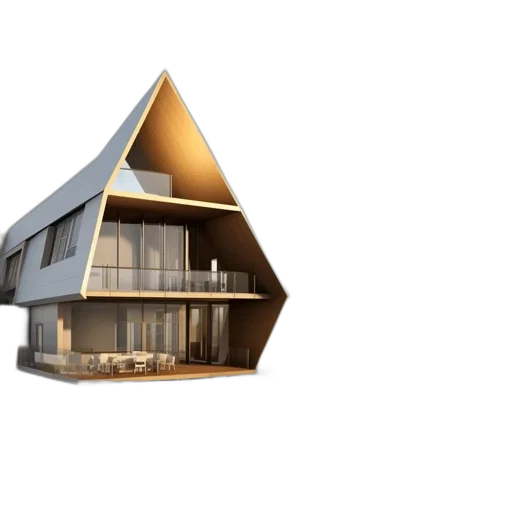 building, 3d render, concept art, photorealistic transparent PNG cut-out
